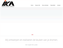 Tablet Screenshot of ika-keukens.nl